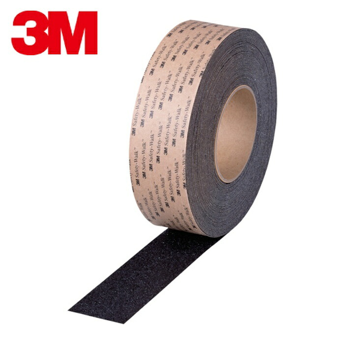 3M スリーエム 3M セーフティ・ウォーク 滑り止めテープ タイプA 黒 100mmX18m 凹凸面・平面両用 (1巻) A BLA 100X18｜工具ランドこだわり館