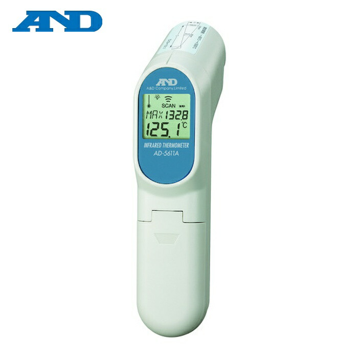 A&D エーアンドディ AD5611A 非接触型放射温度計 測定温度範囲-60~500℃ (1個)