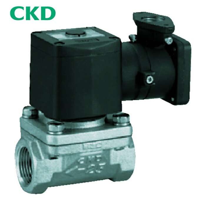 CKD ADK11E4-15A-03T-AC100V 電磁弁 パイロットキック式 防爆形2ポート弁 ADKシリーズ(空気・水用) (1台)