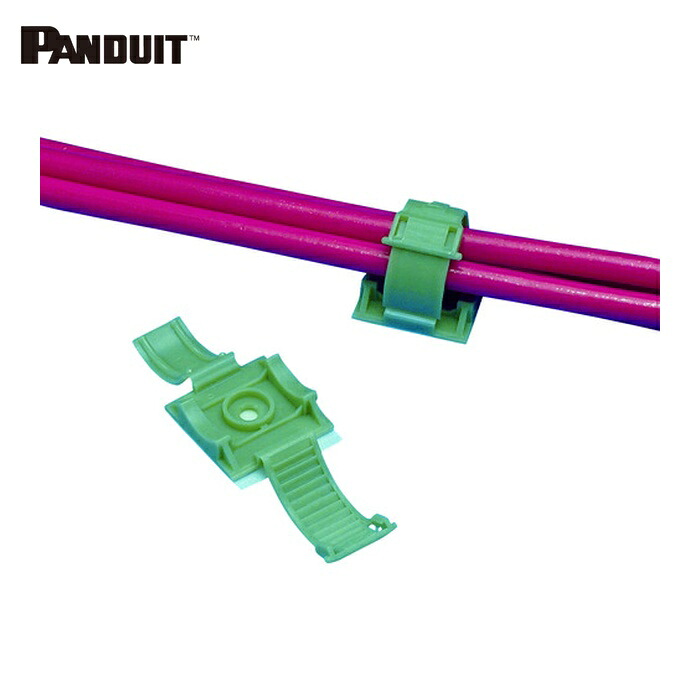 パンドウイット PANDUIT ARC.68-A-C14 固定具 クリンチャー 粘着テープ付き テレホングレー 100個入 (1袋)