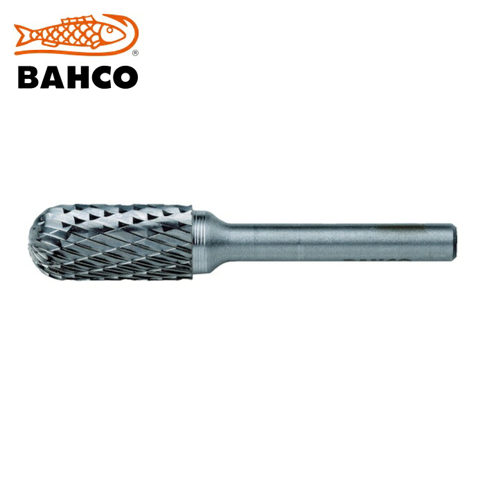 バーコ BAHCO BAHC0820M06X 超硬バー 先丸円筒 ダブルカット 刃径8mm (1本)