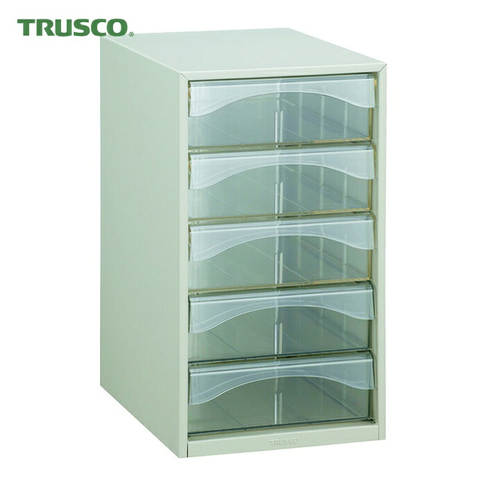 トラスコ TRUSCO レターケース A4深型5段 (1台) A4-W5P｜工具ランドこだわり館