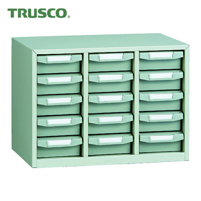 トラスコ TRUSCO パーツケース バンラックケースB型 3列5段 (1台) B-35 (NG)