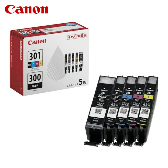 キヤノン Canon BCI-301+300/5MP インクタンク BCI-301+BCI-300/5MP (1個)