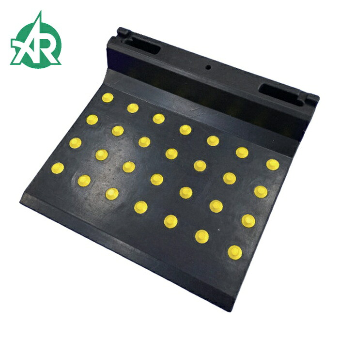 アラオ フォークリフト用タイヤ止め リフトバ(連結金具1個付属) (1個) AR-1555-3