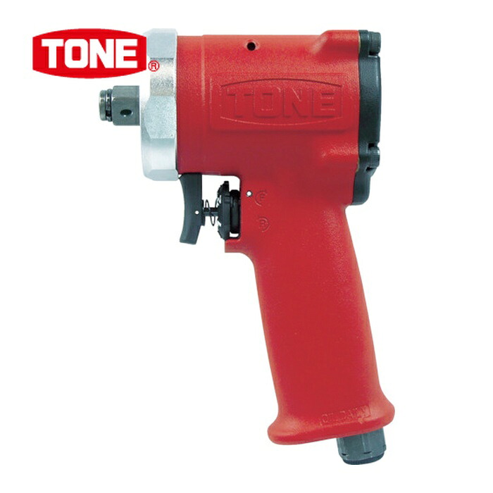 TONE トネ 人工知能学4200 エアーインパクトレンチ(遊撃手印字機) 収容能力雄螺子径20粍 差込角12.7粍 (1台) 穴あけ・締付工具-DIY・工具