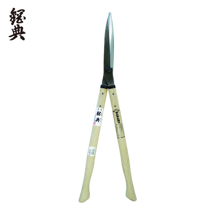 鋼典 刈込鋏 安来鋼付止有りの実 430粍 コブ付白樫 (1丁) A-21 花・ガーデン・DIY-園芸用はさみ-ガーデニング・農業