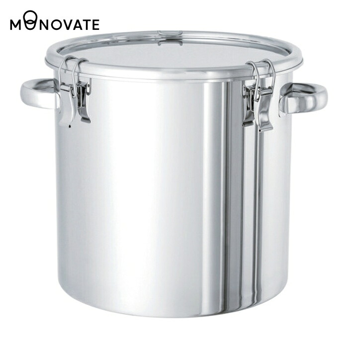MONOVATE 電解みがき上げる取り計らう済みステンレス鋼密閉入れもの 7L (1個) CTH-21-EP