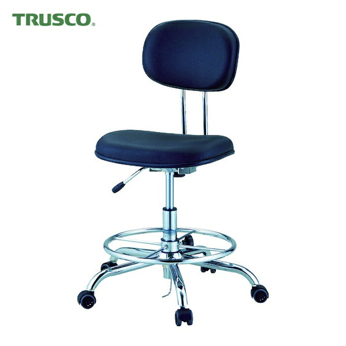 トラスコ TRUSCO 導電喨喨たるお座敷用女性議長 輪っか付 (1脚) CC-HEP2R