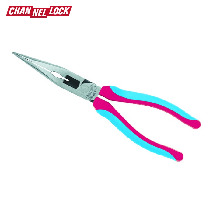 CHANNEL チャンネルロック E318CB 強力型ロングノーズプライヤー 200mm コンフォートハンドル (1丁)
