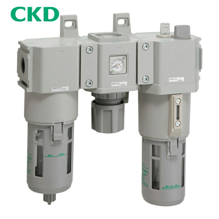 CKD C6500-20-W-F1 FRL社会的単位 F.R.Lズボン下 判定基準白いこと続きもの Rc3/4 ろ波器・手動付オートドレン (1S)