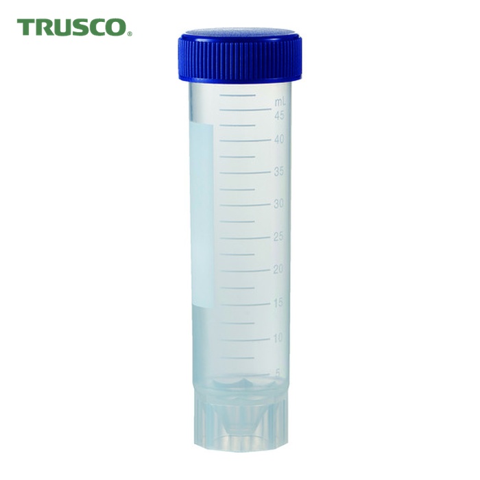 トラスコ TRUSCO 遠沈管 自立型 50ml 500本入 (1箱) CT50F-500S