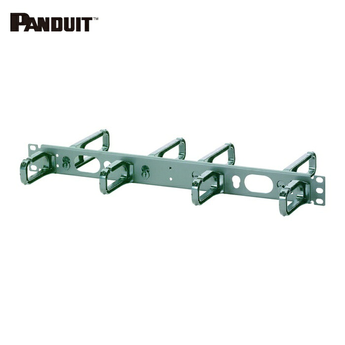パンドウイット PANDUIT CMPH1 リング型 水平ケーブル管理パネル 両面リング 1U CMPH1 (1個)