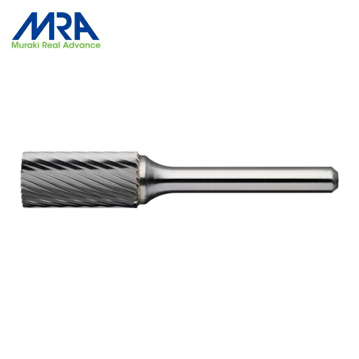 MRA ムラキ CB1C108S 超硬バー Cスパイラルシリーズ 形状:円筒(スパイラルカット) 刃長25mm (1本)