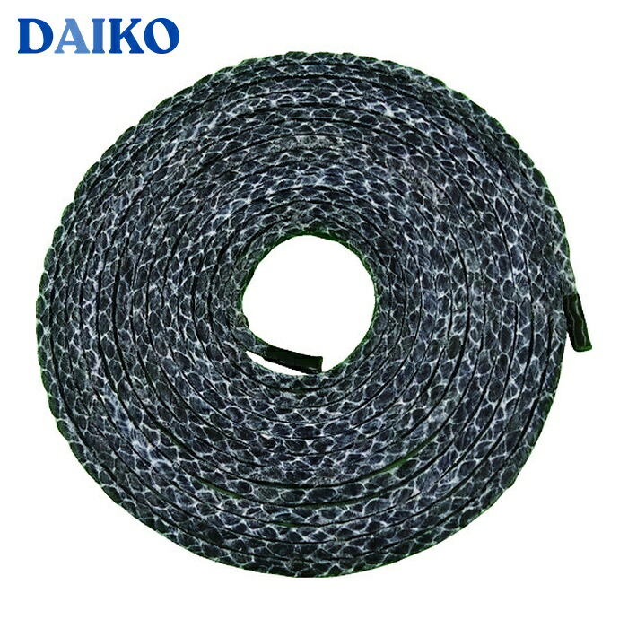 ダイコー D4103-11.1 グランドパッキン D4103 PTFE含浸カーボンファイバー 幅11.1mm (1巻)