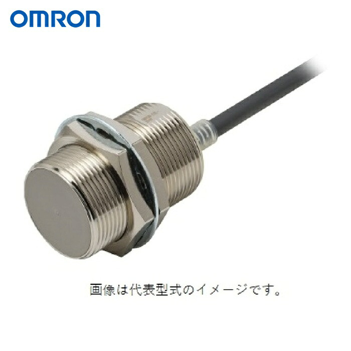 オムロン OMRON E2E-X10Y1 2M 間ぢかさ検出器 円筒型 遮蔽物印字機 遣り取り2線式 さがし当てる不一致10粍 (1個)