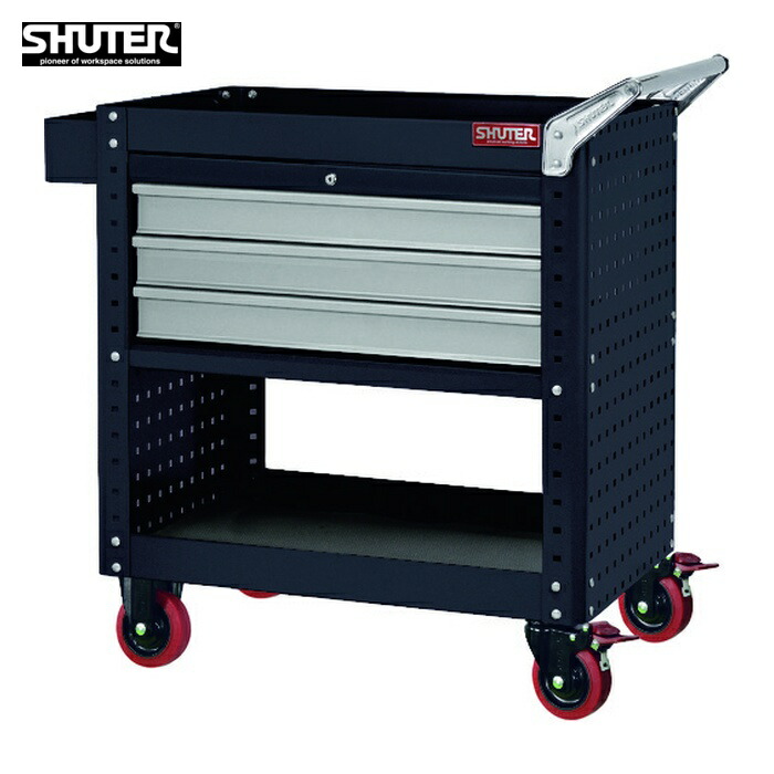 SHUTER CT-H3A-BK 掛け目手押し車CT-H3A 黒いこと (1台)