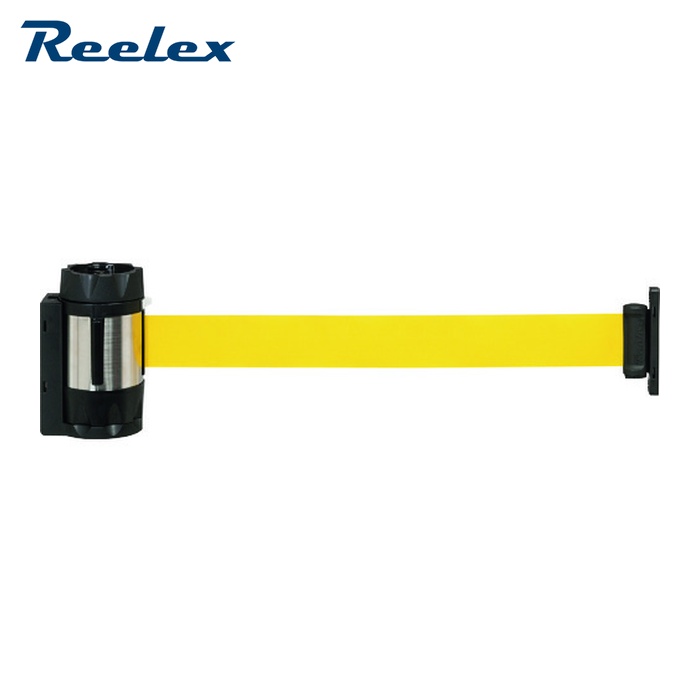 リーレックス Reelex BRB-506D バリアリールMAX (マグネットタイプ) ベルト 黄 6m (1個)