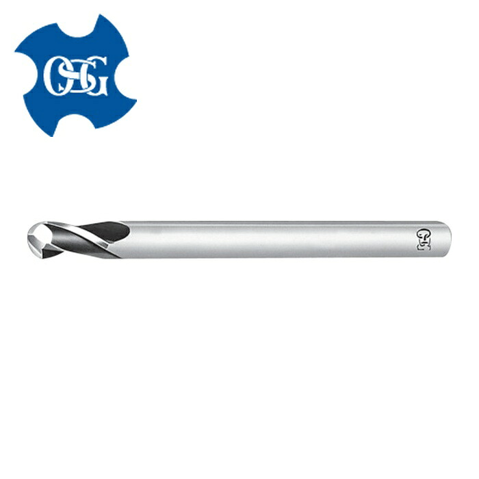 OSG オーエスジー EBD-R12.50 ハイスエンドミル 2刃ボール R12.5 80825 (1本)｜工具ランドこだわり館