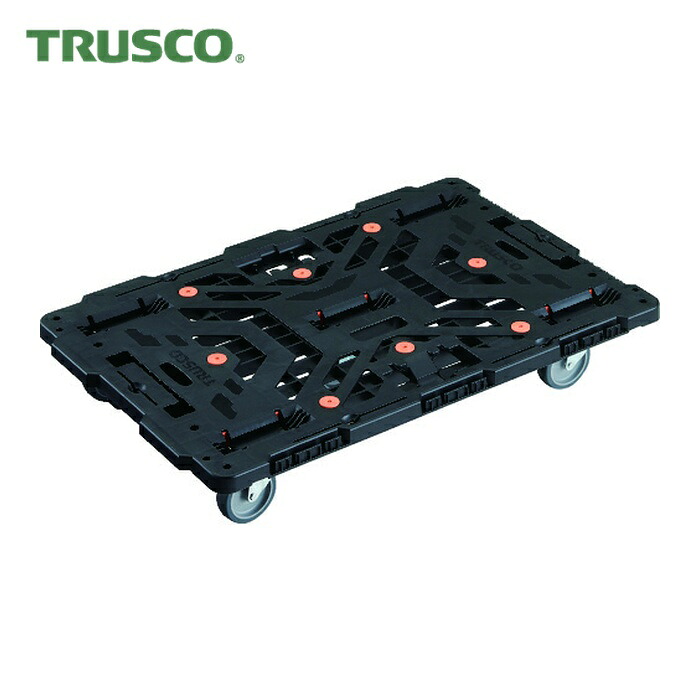 トラスコ TRUSCO 繋ぎ合わせる式脂製平台車 ビートル 900X600 自在5輪 (1台) BT900J5-E100