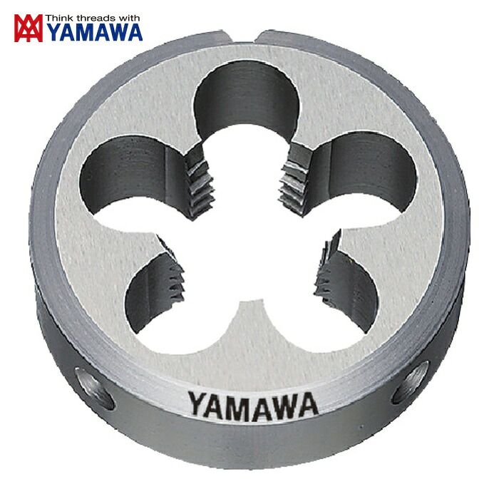 ヤマワ 弥満和 D-NPT-1-11.5-75 亜米利加管用テーパねじ用ソリッドダイス D NPT 1- 11-1/2 75径 (1個)