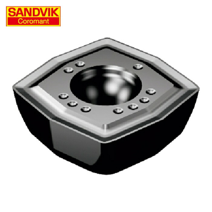 サンドビック SANDVIK DS20-0508-C-M7 (1344) スローアウェイドリル用チップ コロドリルDS20チップ(365) 穴あけ用 材種1344 (10個)