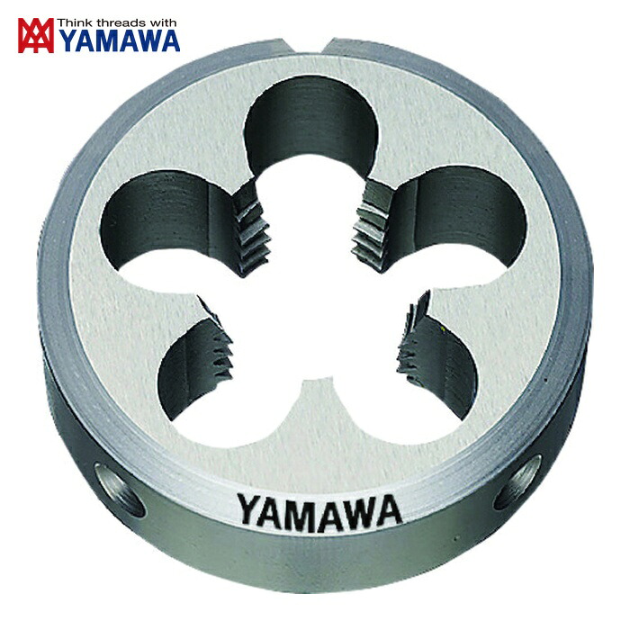 ヤマワ 弥満和 D-9/16-24UNEF-38 ソリッドダイス D 9/16-24UNEF 38径 (1個)