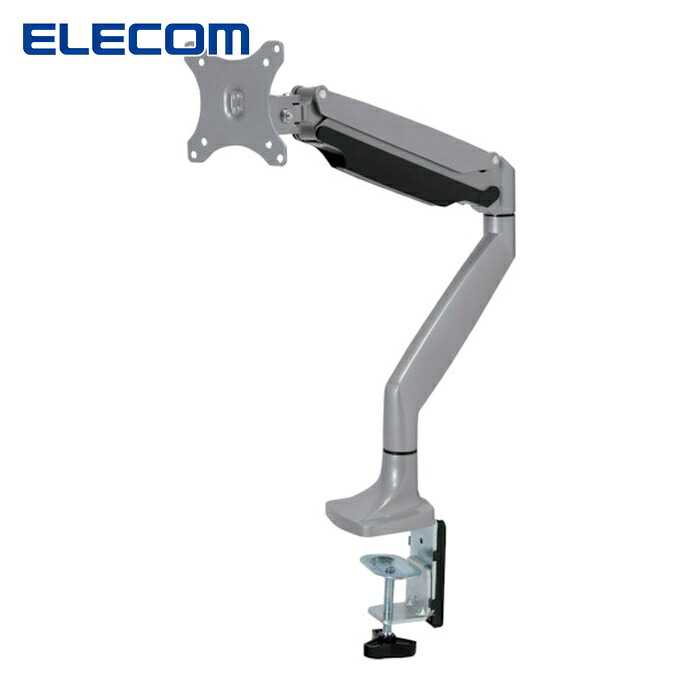 エレコム ELECOM DPA-SL02SV 見せびらかす手 シングル手 ロング 屁っ放り式 しろがね色 (1台)