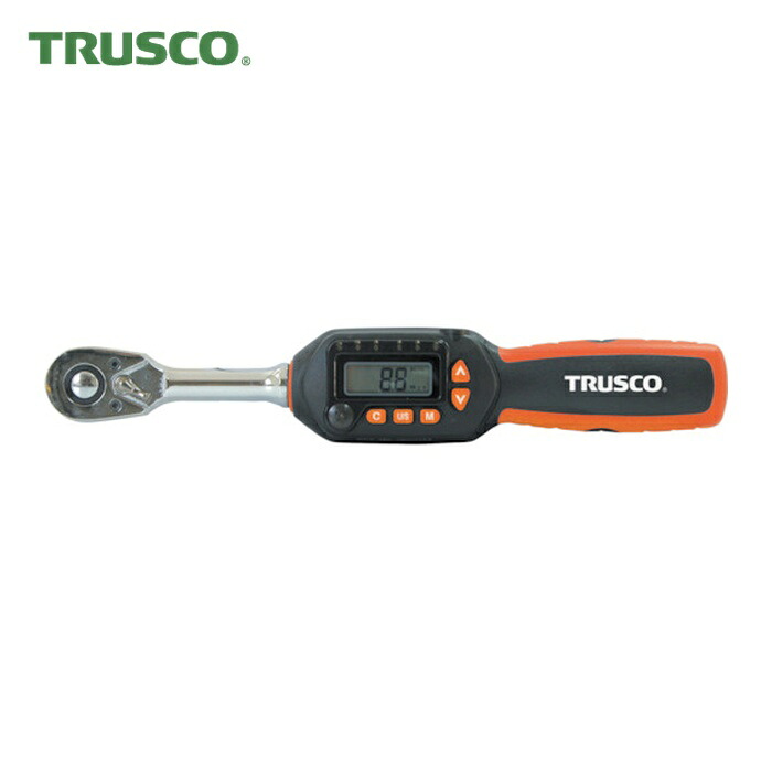トラスコ TRUSCO ラチェットデジタルトルクレンチ 差込角9.5mm 17~85Nm (1個) DTRS3-085C|工具ランドこだわり館