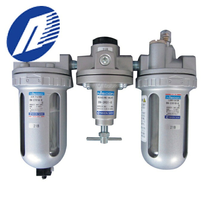 日本精器 BN-2501B-8 FRLユニット 8A (1S)｜工具ランドこだわり館