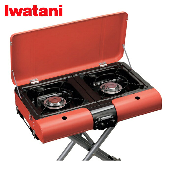 岩谷産業 Iwatani カセットガススタンドBBQ食べ物屋 食べ物屋はやりっ児 (1台) CB-SBG-2