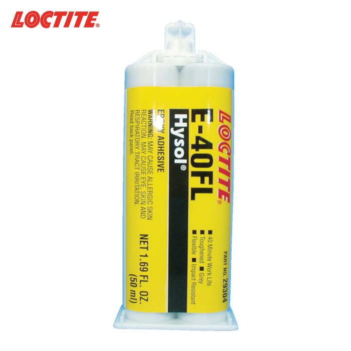 ロックタイト LOCTITE エポキシ系接着剤 EA Eー40FL フレキシブル 2液カートリッジタイプ (1本) E-40FL-50