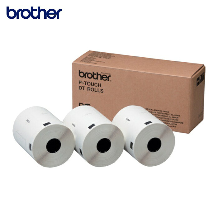 ブラザー brother DT-243 DTロール(QL-1115NWB専用)幅102mm無定長 (1箱)