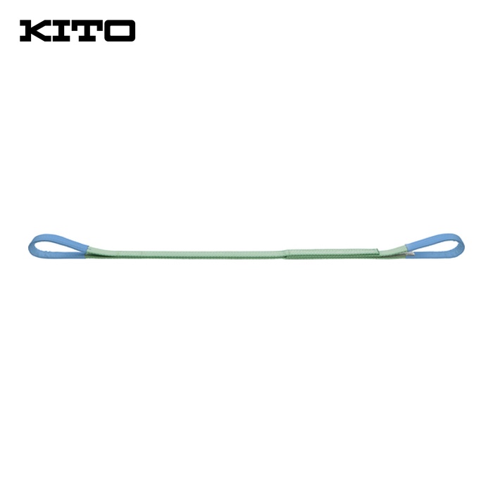 キトー BSH040-6 衣料繊維スリング ベルトスリングBSH形 当て嵌める掛け目4.0t スリング幅100粍 スリング長さ6m JIS判定基準BSH040 (1本)