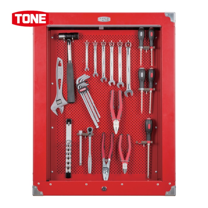 TONE トネ CS310 整備用工具セット シャッター付サービスボードセット新ハーフボードC50B仕様 35点セット (1S)