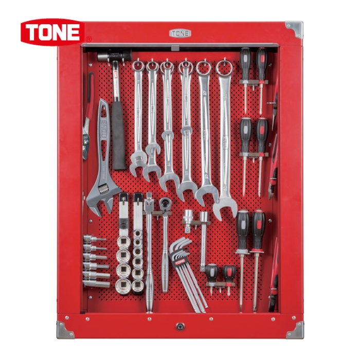 TONE トネ CS411 保全用手道具仕掛ける シャッター付お持て成しゲーム盤仕掛ける新二分の一ゲーム盤C50B遣りかた 54点仕掛ける (1S)