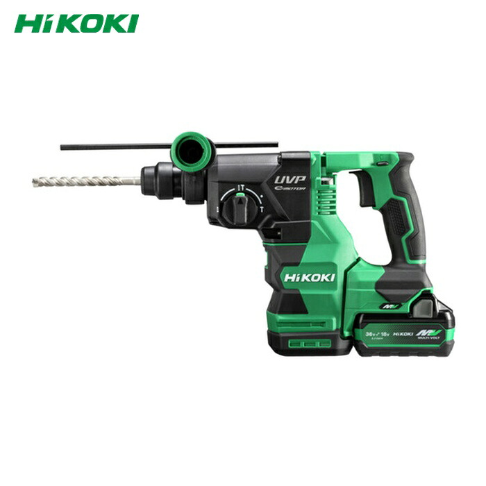 HiKOKI ハイコーキ DH3628DA(2XPZ) ロータリハンマドリル 36V SDSプラスシャンク 新マルチ雄螺子仕かける品 (1台) DIY・工具-電動工具本体