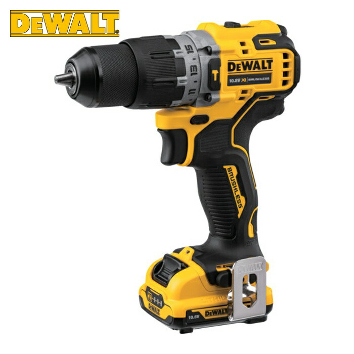 DEWALT デウォルト DCD706D2-JP 10.8Vブラシレス振動ドリルドライバー (1台)