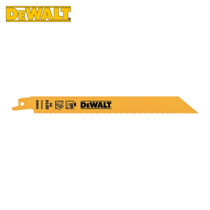 DEWALT デウォルト DWAR850B100-JP レシプロソーブレード・セーバーソーブレード・レシプロソー替刃・セーバーソー替刃 セーバーソーブレード10/14山x200mm(100枚) (1Pk)