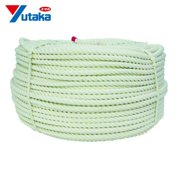 ユタカメイク 綿荷縄巻き 12Φ×200m (1巻) C12-200