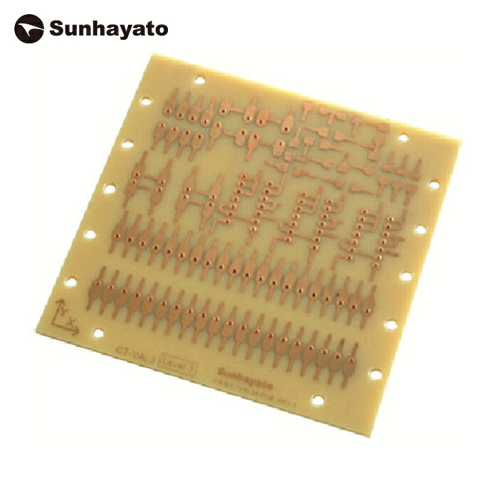 サンハヤト CTVAL3 10 ハンダ付け技能練習セット (10枚入) (1箱) 4,891円