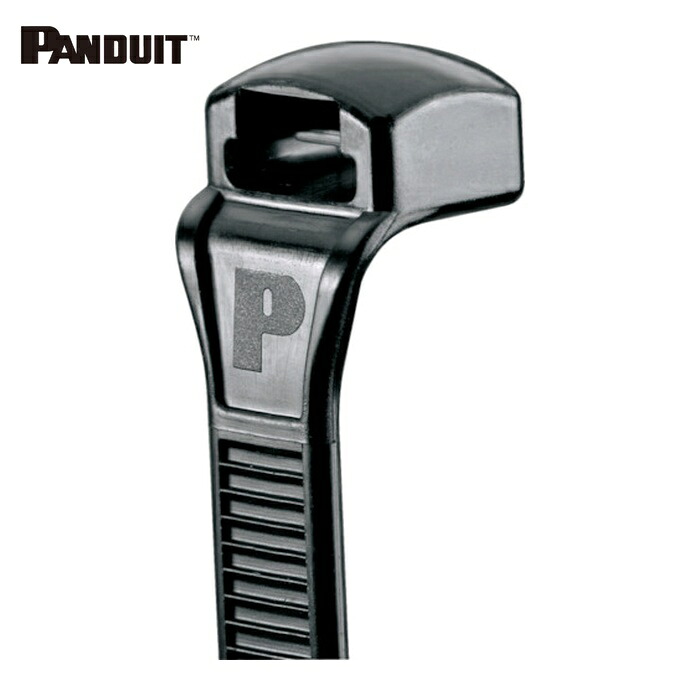 パンドウイット PANDUIT CBR1M-M30 ナイロン結束バンド コンタータイ 耐熱性タイプ 黒 2.5 x 104 x 1.0 1袋1000本入 (1袋)