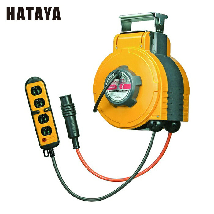 ハタヤ CBU-082QKA8W 2WAYマック 単相100V接地付 8m/エアーホース8m (1台)