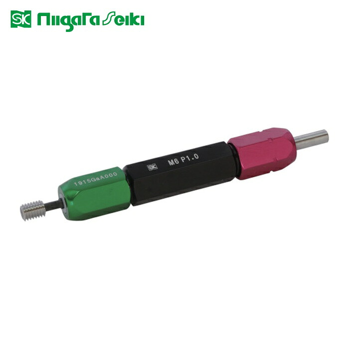 SK 新潟精機 GP2N-0610 ねじ下穴確認ゲージ(マイナス確認用) 止 M6&times;1.0 (1本)｜工具ランドこだわり館