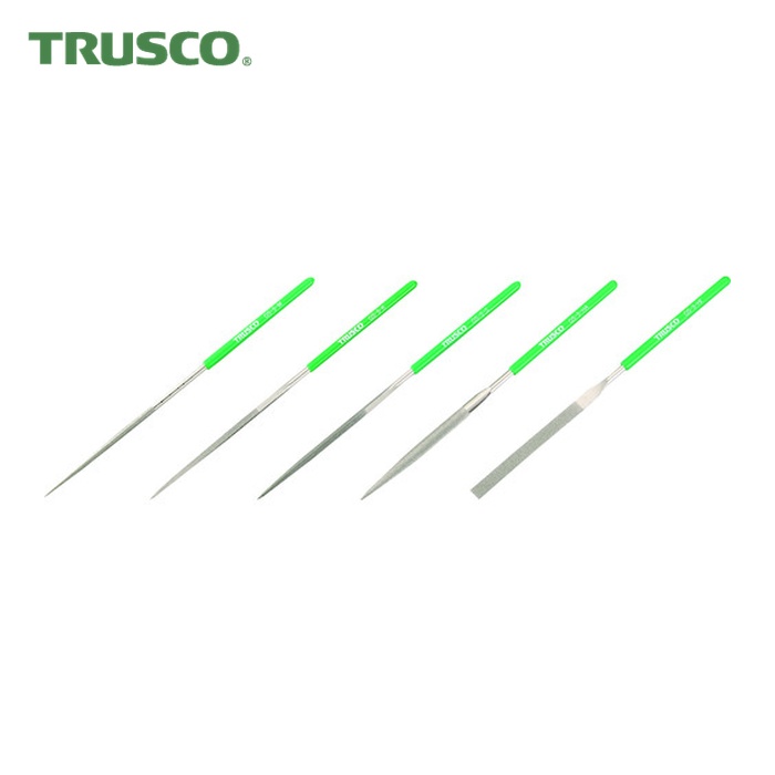 トラスコ TRUSCO ダイヤモンドヤスリ 精密用#170 5本セット 全長200mm(5本組サイズ) (1S) GS-5-SET
