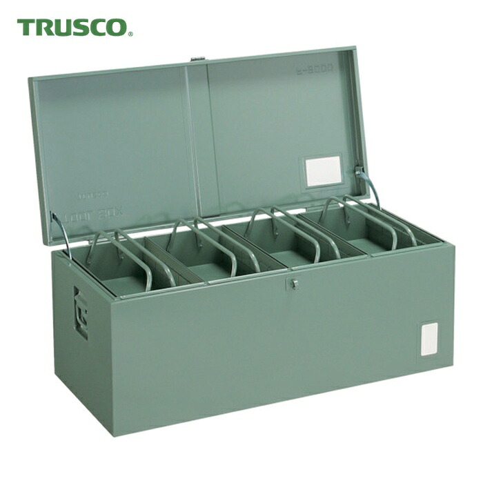 トラスコ TRUSCO 中型車載用工具箱 中皿付 900X420X370 (1台) F-9000 32,448円