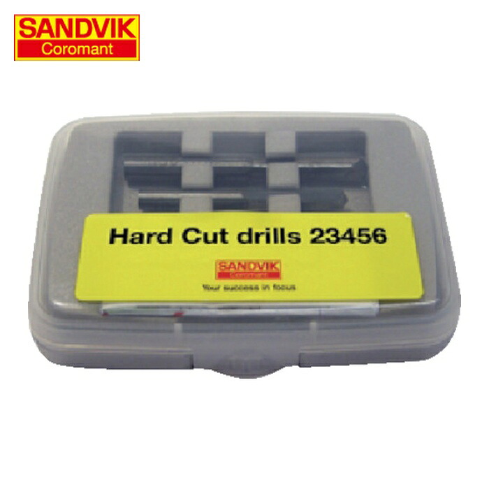 サンドビック SANDVIK HC23456 ハードカットドリルセット 各1 個入(750) (1S)｜工具ランドこだわり館