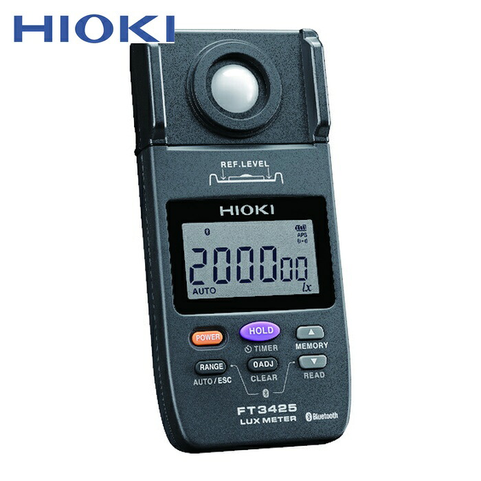 日置電機 HIOKI FT3425 照明計 (1台) DIY・工具-花・ガーデン・DIY-時間計・照度計