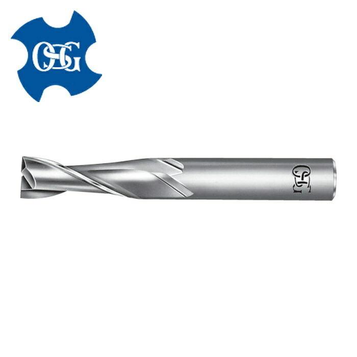OSG オーエスジー EDN-15.0 ハイススクエアエンドミル 2刃ミディアム 刃径15mm シャンク径16mm 80225 (1本)