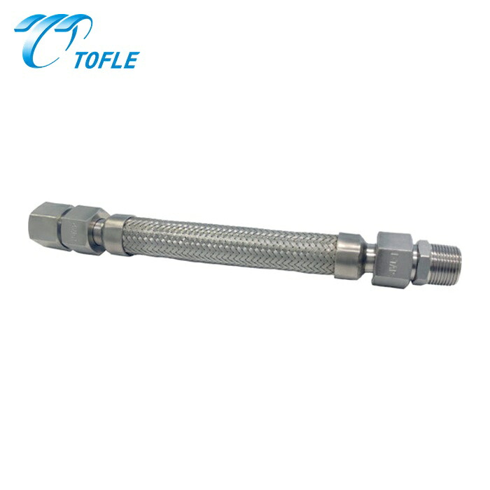 トーフレ TOFLE FTAP-7015-300-MF FTAP 袋ナット付溶接型フレキ 継手ステンレス オスXメス 15AX300L (1本)
